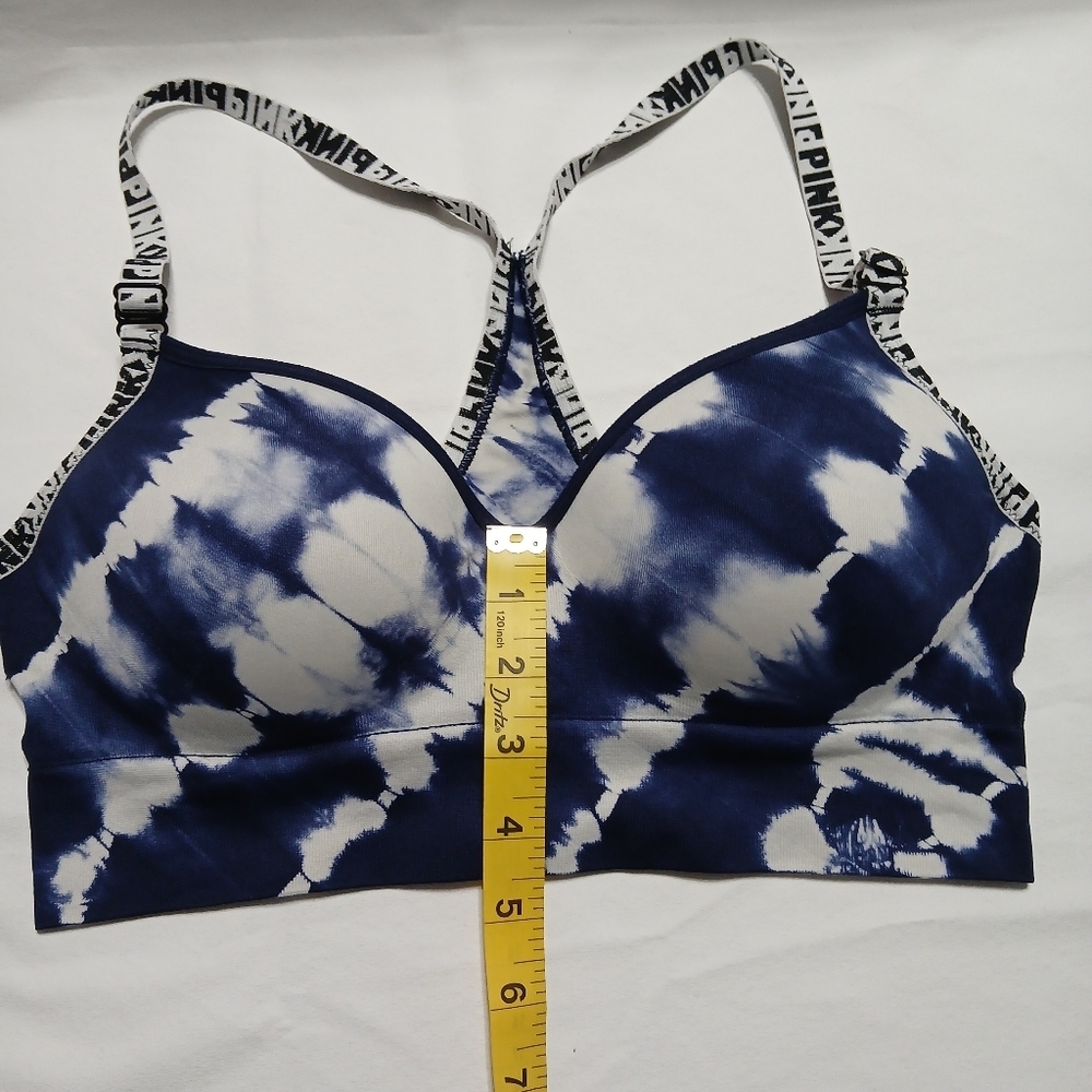 Pink Women's Tie-Dye Sports Bra - Picture 8 of 8